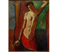 SERENDIPITP Abstract Painting Mural Print Picture Wall Decor Painting Heiliger by Hermann Stenner Vintage Wall Artwork for Home Decor 60x90cm