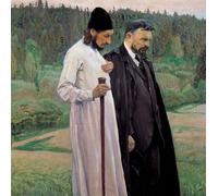 SERENDIPITP Abstract Painting Mural Print Picture Wall Decor Painting Philosophers by Mikhail Nesterov Vintage Wall Artwork for Home Decor 60x90cm