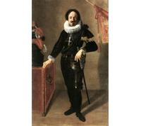 SERENDIPITP Abstract Painting Mural Print Picture Wall Decor Painting Portrait of a Condottiero Artemisia Gentileschi Vintage Wall Artwork for Home Decor 60x90cm