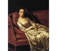 SERENDIPITP Abstract Painting Mural Print Picture Wall Decor Painting Portrait of a Lady John Singleton Copley Vintage Wall Artwork for Home Decor 60x90cm
