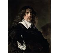 SERENDIPITP Abstract Painting Mural Print Picture Wall Decor Painting Portrait of a Man Before by Frans Hals Vintage Wall Artwork for Home Decor 60x90cm