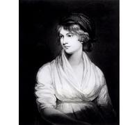 SERENDIPITP Abstract Painting Mural Print Picture Wall Decor Painting Portrait of Mary Wollstonecraft Godwin Author of a Vindication of the Rights of Woman by John Opie for Home Decor 60x90cm