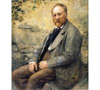 SERENDIPITP Abstract Painting Mural Print Picture Wall Decor Painting Portrait of the Artist's Father by Jules Bastien-lepage Vintage Wall Artwork for Home Decor 60x90cm