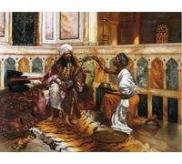 SERENDIPITP Abstract Painting Mural Print Picture Wall Decor Painting Preparing the Hookah by Rudolf Ernst Vintage Wall Artwork for Home Decor 60x90cm