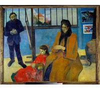 SERENDIPITP Abstract Painting Mural Print Picture Wall Decor Painting Schuffenecker's Workshop or the Schuffenecker Family by Paul Gauguin Vintage Wall Artwork for Home Decor 60x90cm