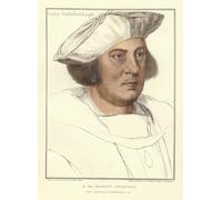 SERENDIPITP Abstract Painting Mural Print Picture Wall Decor Painting Sir Henry Guildford by Hans Holbein Der Jüngere Vintage Wall Artwork for Home Decor 60x90cm