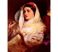 SERENDIPITP Abstract Painting Mural Print Picture Wall Decor Painting the Dreamer by Charles Robert Leslie Vintage Wall Artwork for Home Decor 60x90cm