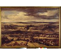 SERENDIPITP Abstract Painting Mural Print Picture Wall Decor Painting the General Marius Defeated the Cimbres in the Plain by Gabriel Decamps Vintage Wall Artwork for Home Decor 60x90cm