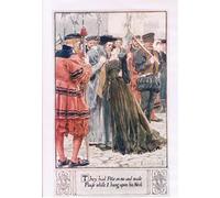SERENDIPITP Abstract Painting Mural Print Picture Wall Decor Painting They Has Pitie on Me and Made Pause While I Hung Upon His Neck by Charles Edmund Brock Vintage Wall Artwork for Home Decor 60x90cm