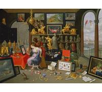 SERENDIPITP Abstract Painting Mural Print Picture Wall Decor Painting Venus At Her Toilet by Jan Van Kessel the Elder Vintage Wall Artwork for Home Decor 60x90cm