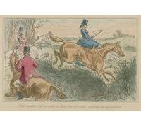 SERENDIPITP Abstract Painting Mural Print Picture Wall Decor Painting What Matter Did It Make to Him How She Rode by Hablot Knight Browne Vintage Wall Artwork for Home Decor 60x90cm