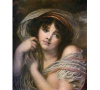 SERENDIPITP Aesthetic Poster Photo Wall Print Retro Picture a Girl Late by Jean Baptiste Greuze Modern Wall Artwork for Home Decor 60x90cm