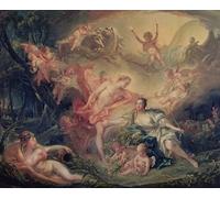 SERENDIPITP Aesthetic Poster Photo Wall Print Retro Picture Apollo Revealing his Divinity to the Shepherdess Isse by François Boucher Modern Wall Artwork for Home Decor 60x90cm