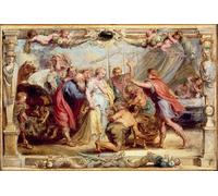 SERENDIPITP Aesthetic Poster Photo Wall Print Retro Picture Briseis Given Back to Achilles by Peter Paul Rubens Modern Wall Artwork for Home Decor 60x90cm