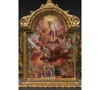SERENDIPITP Aesthetic Poster Photo Wall Print Retro Picture Central Depicting an Allegory of the Christian Knight by El Greco Modern Wall Artwork for Home Decor 60x90cm