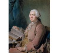 SERENDIPITP Aesthetic Poster Photo Wall Print Retro Picture Famous Painitng by Maurice Quentin De La Tour Modern Wall Artwork for Home Decor 60x90cm