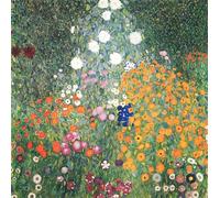 SERENDIPITP Aesthetic Poster Photo Wall Print Retro Picture Flower Garden by Gustave Klimt Modern Wall Artwork for Home Decor 60x90cm