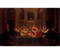SERENDIPITP Aesthetic Poster Photo Wall Print Retro Picture Holy Eucharist Ii by Nicolas Poussin Modern Wall Artwork for Home Decor 60x90cm