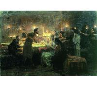 SERENDIPITP Aesthetic Poster Photo Wall Print Retro Picture l'Ultima Cena Il'ya Repin Modern Wall Artwork for Home Decor 60x90cm