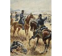 SERENDIPITP Aesthetic Poster Photo Wall Print Retro Picture Major General George Meade At the Battle of Gettysburg by Henry Alexander Ogden Modern Wall Artwork for Home Decor 60x90cm