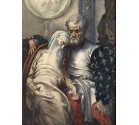 SERENDIPITP Aesthetic Poster Photo Wall Print Retro Picture Michael Angelo Nursing His Dying Servant by Frederic Leighton Modern Wall Artwork for Home Decor 60x90cm