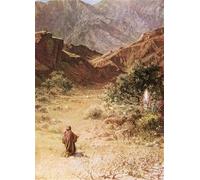SERENDIPITP Aesthetic Poster Photo Wall Print Retro Picture Moses and the Burning Bush by William Brassey Hole Modern Wall Artwork for Home Decor 60x90cm