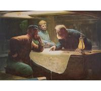 SERENDIPITP Aesthetic Poster Photo Wall Print Retro Picture Out of Their Reckoning by Albert Starling Modern Wall Artwork for Home Decor 60x90cm