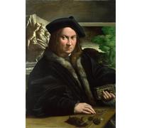 SERENDIPITP Aesthetic Poster Photo Wall Print Retro Picture Portrait of a Collector by Parmigianino Modern Wall Artwork for Home Decor 60x90cm