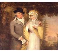 SERENDIPITP Aesthetic Poster Photo Wall Print Retro Picture Portrait of a Gentleman and His Wife in a Park by Downman Modern Wall Artwork for Home Decor 60x90cm