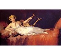 SERENDIPITP Aesthetic Poster Photo Wall Print Retro Picture Portrait of Joaquina Téllez-girón by Francisco De Goya Modern Wall Artwork for Home Decor 60x90cm