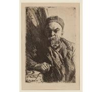 SERENDIPITP Aesthetic Poster Photo Wall Print Retro Picture Portrait of the poet Paul Verlaine Zorn Anders Leonard by Anders Leonard Zorn Modern Wall Artwork for Home Decor 60x90cm