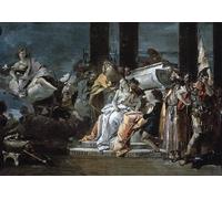 SERENDIPITP Aesthetic Poster Photo Wall Print Retro Picture Sacrifice of Iphigenia by Battista Tiepolo Modern Wall Artwork for Home Decor 60x90cm