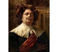 SERENDIPITP Aesthetic Poster Photo Wall Print Retro Picture Self-Portrait in Renaissance Costume Leon Herbo Modern Wall Artwork for Home Decor 60x90cm
