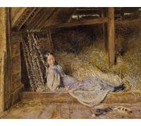 SERENDIPITP Aesthetic Poster Photo Wall Print Retro Picture Slumber by William Henry Hunt Modern Wall Artwork for Home Decor 60x90cm