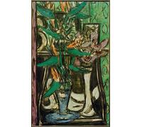 SERENDIPITP Aesthetic Poster Photo Wall Print Retro Picture Still Life with Strelizia by Max Beckmann Modern Wall Artwork for Home Decor 60x90cm