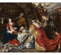 SERENDIPITP Aesthetic Poster Photo Wall Print Retro Picture the Adoration of the Magi by Peter Paul Rubens Modern Wall Artwork for Home Decor 60x90cm