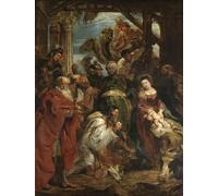 SERENDIPITP Aesthetic Poster Photo Wall Print Retro Picture the Adoration of the Magi by Peter Paul Rubens Modern Wall Artwork for Home Decor 60x90cm