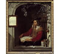 SERENDIPITP Aesthetic Poster Photo Wall Print Retro Picture the Apothecary or the Chemist by Gabriel Metsu Modern Wall Artwork for Home Decor 60x90cm