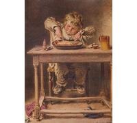 SERENDIPITP Aesthetic Poster Photo Wall Print Retro Picture the Attack by William Henry Hunt Modern Wall Artwork for Home Decor 60x90cm