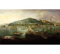 SERENDIPITP Aesthetic Poster Photo Wall Print Retro Picture the Bay of Naples by Paul Bril Modern Wall Artwork for Home Decor 60x90cm