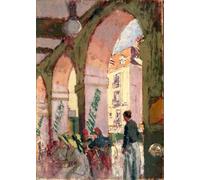 SERENDIPITP Aesthetic Poster Photo Wall Print Retro Picture the Cafe Suisse or Cafe Des Arcades Dieppe by Walter Richard Sickert Modern Wall Artwork for Home Decor 60x90cm