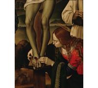 SERENDIPITP Aesthetic Poster Photo Wall Print Retro Picture the Crucifixion with Saints Oil on Detail of by Pietro Perugino Modern Wall Artwork for Home Decor 60x90cm