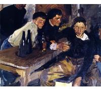 SERENDIPITP Aesthetic Poster Photo Wall Print Retro Picture the Drunkard Zarauz by Joaquin Sorolla Y Bastida Modern Wall Artwork for Home Decor 60x90cm