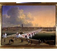 SERENDIPITP Aesthetic Poster Photo Wall Print Retro Picture the Port and City of Bordeaux by Ambroise Louis Garneray Modern Wall Artwork for Home Decor 60x90cm
