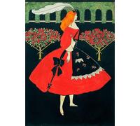 SERENDIPITP Aesthetic Poster Photo Wall Print Retro Picture the Slippers of Cinderella by Aubrey Beardsley Modern Wall Artwork for Home Decor 60x90cm