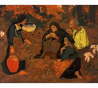 SERENDIPITP Aesthetic Poster Photo Wall Print Retro Picture the Snake Eaters by Paul Sérusier Modern Wall Artwork for Home Decor 60x90cm