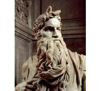 SERENDIPITP Aesthetic Poster Photo Wall Print Retro Picture Tomb of Pope Julius Ii Detail of the Head of Moses Marble by Buonarroti Modern Wall Artwork for Home Decor 60x90cm