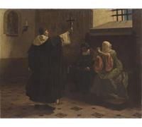 SERENDIPITP Aesthetic Poster Photo Wall Print Retro Picture Torquemada Grand Inquisitor by Jean-paul Laurens Modern Wall Artwork for Home Decor 60x90cm