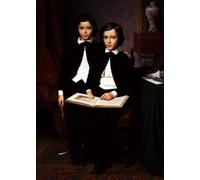 SERENDIPITP Aesthetic Poster Photo Wall Print Retro Picture Two Brothers by Maurice Leloir Modern Wall Artwork for Home Decor 60x90cm