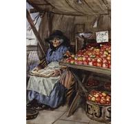 SERENDIPITP Retro Picture Poster Wall Art Pictures Painting All Safe with Me I Never Peach and Scorns a Trap So Now Dear God Bless You by Edmund Sullivan Wall Art Canvas Print for Wall Decor 60x90cm